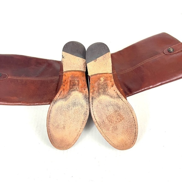 Frye Melissa Button Cognac Boots - Size 6 - Picture 10 of 11